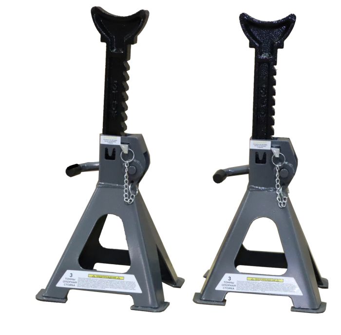 Подставка под авто 3 тонны KraftWell KRWJS3L, 2шт.