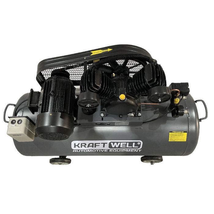 Поршневой компрессор KraftWell KRW-AC580-200L, ременной привод, 580 л/мин, 380В