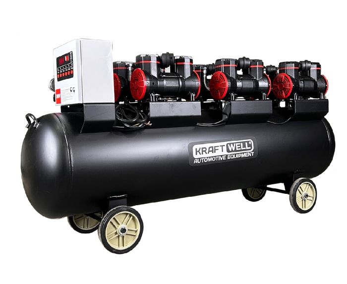 Поршневой компрессор KraftWell KRW-AC1500-280L, ременной привод, 1500 л/мин, 380В