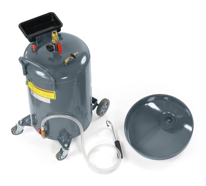 Установка для сбора масла/антифриза Kraftwell KRW1803.80L, 90 литров