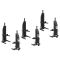 Подъёмник подкатной электрогидравлический 51 тонн (6х8,5т) KraftWell KRW6H8