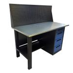 Верстак слесарный Great Wolf GWT-V1400B1, 4 ящика, с экраном