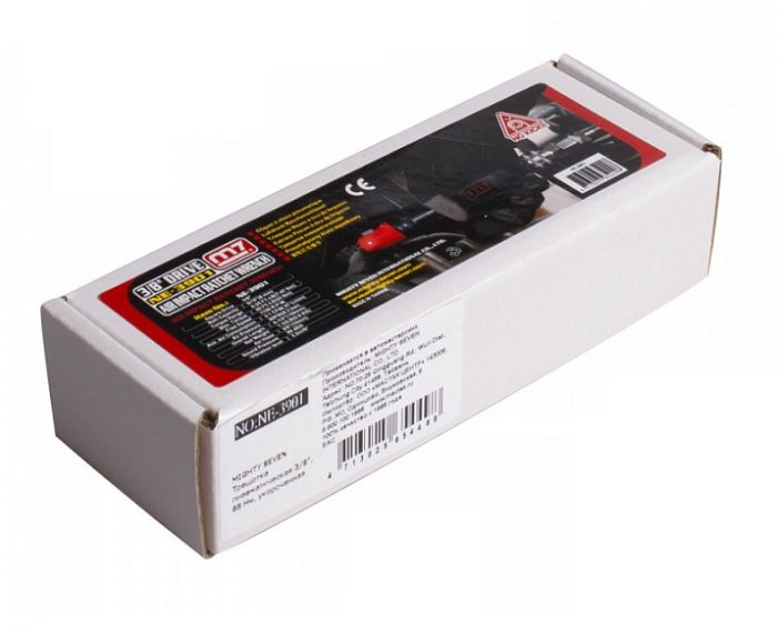 Пневмотрещотка угловая Mighty Seven NE-3901, 3/8", 54 Нм, короткая