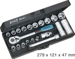 HAZET Набор торцевых головок (6 гр.) 884N-1