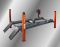 Подъемник четырехстоечный 4 тонны Everlift EE-6435V2.B.52L.40T.M, электрогидравлический, для сход-развала, 380/220В