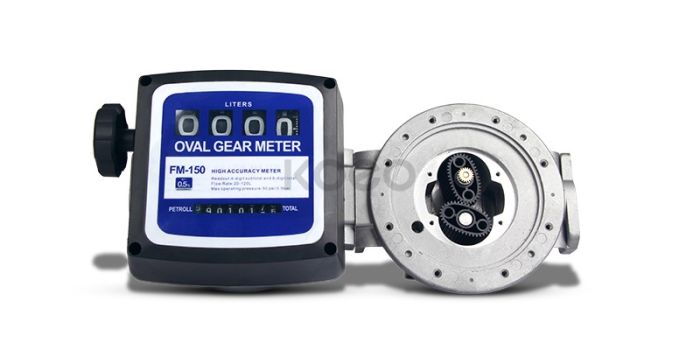 Счетчик дизельного топлива Petroll FM 150, механический, 120 л/мин