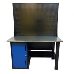 Верстак слесарный Great Wolf GWT-V1400TL2, тумба с дверью, дв. экран