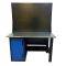 Верстак слесарный Great Wolf GWT-V1400TL2, тумба с дверью, дв. экран