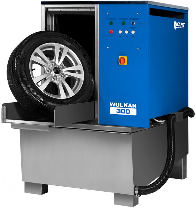 Мойка колес Kart WULKAN 300, для легковых/грузовых автомобилей