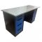 Верстак слесарный Great Wolf GWT-V1800BL, 2 тумбы, 4 ящика, тумба с дверью