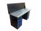 Верстак слесарный Great Wolf GWT-V1800BL1, 2 тумбы, 4 ящика, тумба с дверью, экран