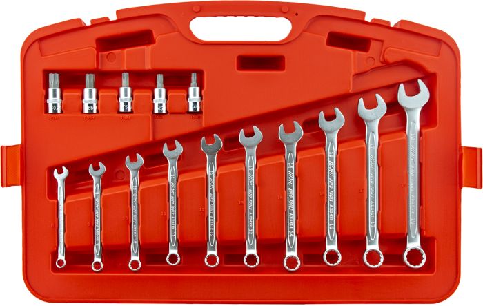 Набор инструментов в кейсе JTC JTC-H123C, 123 предмета, с трещоткой, 1/4", 3/8", 1/2"
