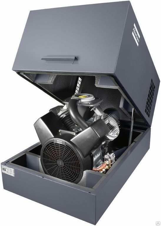 Компрессорная головка Atlas Copco LF 2-10 (1ph) Pack Silenced, прямой привод, 1.5 кВт, 220В