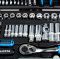 Набор инструментов в кейсе Licota ALK-8009F, 143 предмета, с трещоткой, 1/4", 1/2"