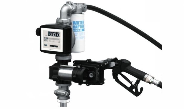 Комплект заправочный Piusi Drum EX50 12V DC F0037502A для дизельного топлива, бензина, 50 л/мин, 12В