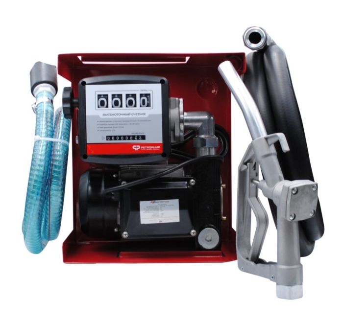 Заправочный комплект настенный Petropump ACFD 80, 80л/мин, 220В, мини ТРК для дизельного топлива