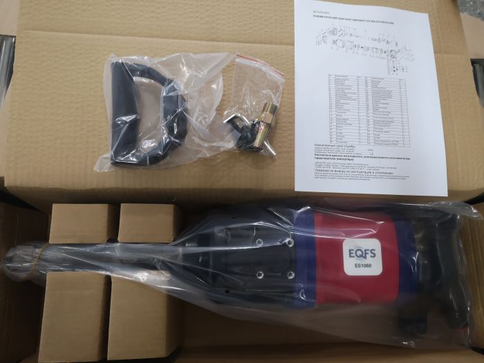 Пневмогайковерт ударный EQFS ES1060, 1", грузовой, 6000 Нм