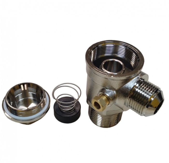 Клапан обратный М1"-М3/4"-F1/8"