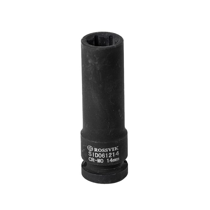 Головка торцевая ударная глубокая ROSSVIK SID061214, 6-гр., 1/2", 14мм