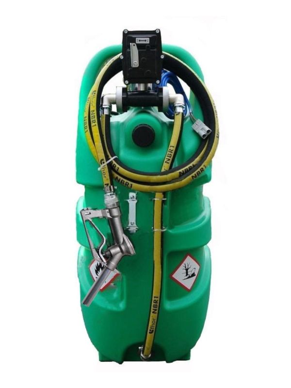 Мини АЗС для бензина Emiliana Serbatoi Emilcaddy 110, 12В, 50 л/мин, 110л, шланг 3м, мех.пистолет