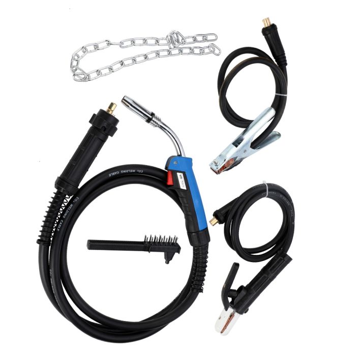 Сварочный полуавтомат AE&T TWM250TR, MMA, MIG/MAG, 220В, 250А, с тележкой