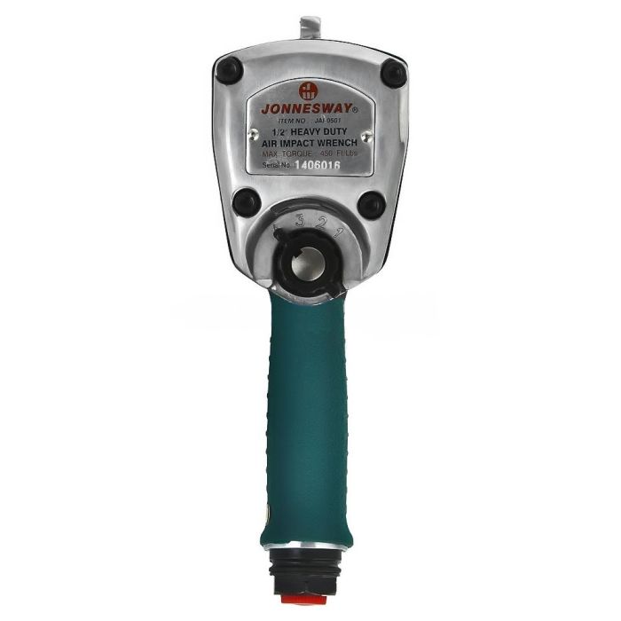 Пневмогайковерт ударный Jonnesway JAI-0501K, 1/2", с набором головок, легковой, 610 Нм