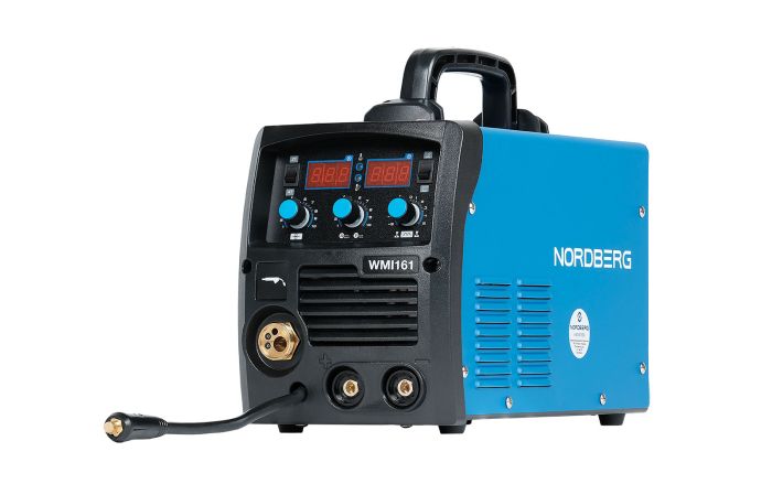 Сварочный инвертор полуавтомат Nordberg WMI161, MIG/MAG&MMA, 220В