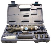 Пневмотрещотка ударная Sumake ST-5510K, 54Нм, 1/2", 3/8", 1/4", с набором головок