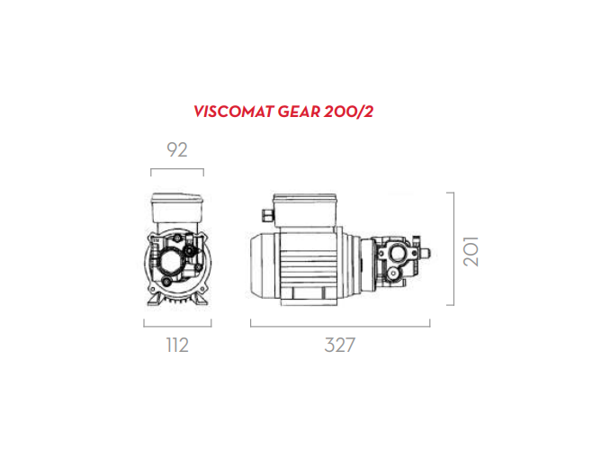 Насос для масла электрический шестеренчатый 380В-вольт(V) Piusi Viscomat Gear 200/2 T F0030405D, 9 л/мин