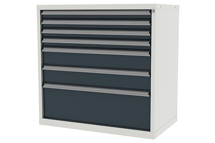 Тумба инструментальная для верстака Ferrum TITAN 45.44701, 7 ящиков, 1023х1000мм