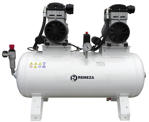 Поршневой компрессор Remeza СБ4/С-100.OLD20-3T, коаксиальный привод, безмасляный, 500 л/мин, 380В