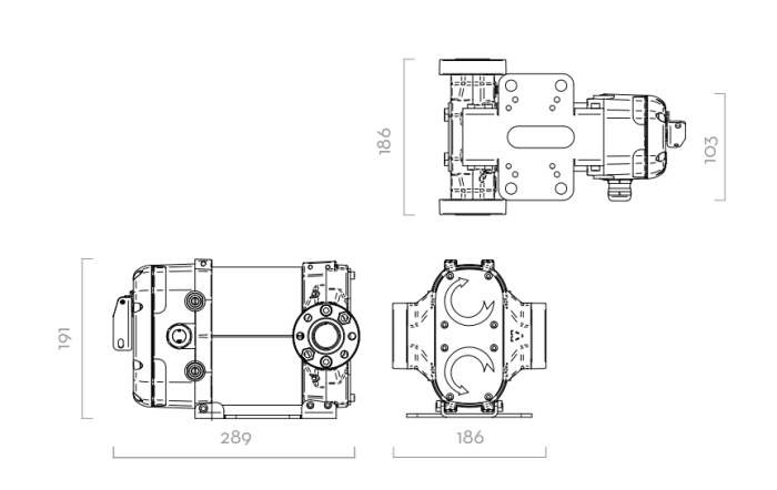 Насос для перекачки дизельного топлива 12В-вольт(V) PIUSI BIPUMP F0036302A, 85 л/мин