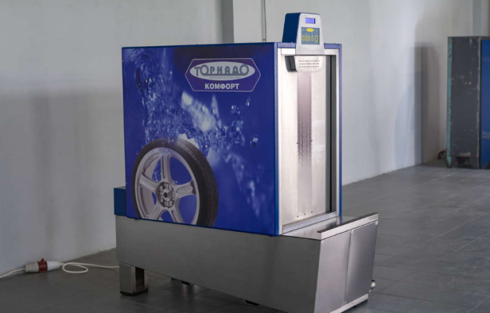 Мойка колес Техновектор ТОРНАДО COMPACT H, с нагревом воды, для легковых/грузовых автомобилей