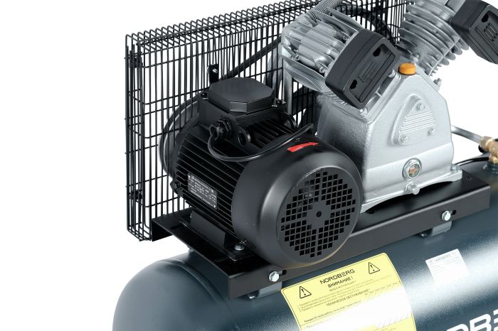 Поршневой компрессор NORDBERG NCP100/500, ременной привод, масляный, 500 л/мин, 380В