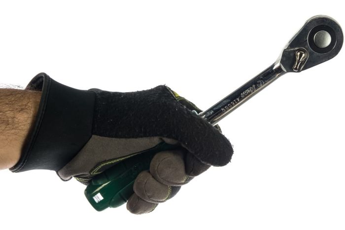 Трещотка Hans 4160GQ, 1/2", 48 зубьев, с быстрым сбросом, пластиковая ручка