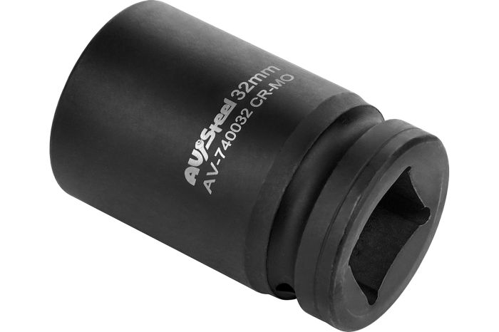 Головка ударная шестигранная AV Steel AV-740032, 1", 32мм
