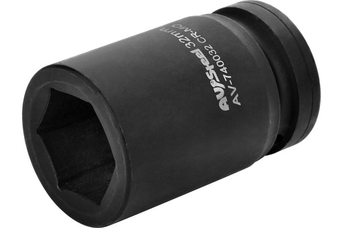 Головка ударная шестигранная AV Steel AV-740032, 1", 32мм