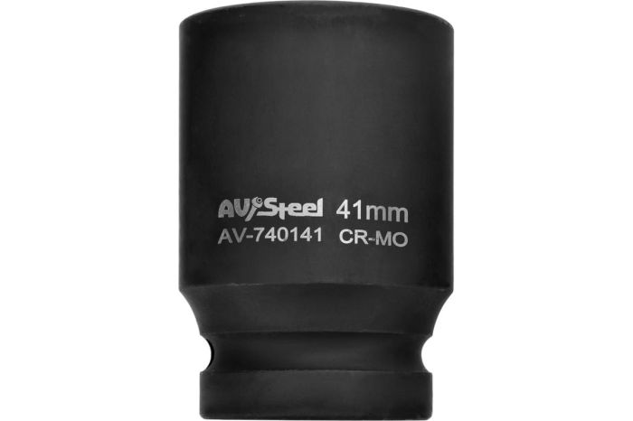 Головка ударная шестигранная удлиненная AV Steel AV-740141, 1", 41мм