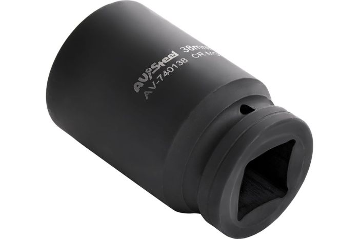 Головка ударная шестигранная удлиненная AV Steel AV-740138, 1", 38мм