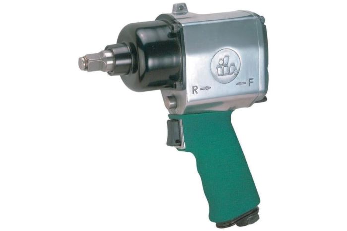 Пневмогайковерт ударный Jonnesway JAI-0501K, 1/2", с набором головок, легковой, 610 Нм