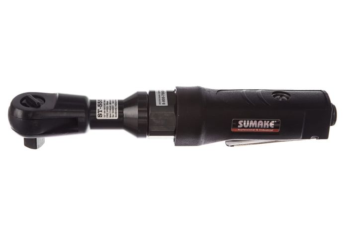 Пневмотрещотка угловая Sumake ST-5553, 1/2", 61 Нм