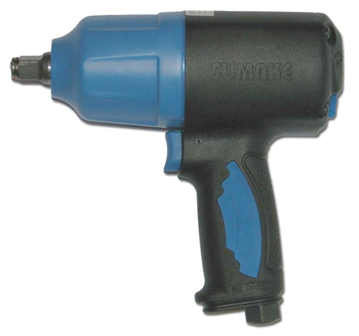 Пневмогайковерт ударный Sumake ST-C541K, 1/2", с набором головок, легковой, 434 Нм