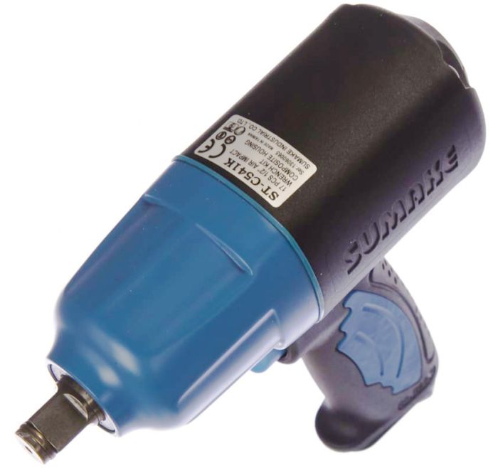 Пневмогайковерт ударный Sumake ST-C541K, 1/2", с набором головок, легковой, 434 Нм