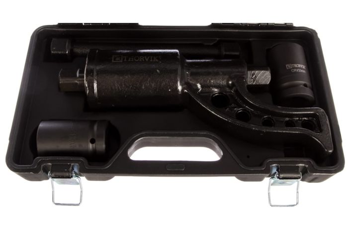 Гайковерт механический ручной Thorvik LSW2, 1", с набором головок, грузовой, 3800 Нм