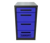 Тумба инструментальная для верстака Garopt GTY4.BLUE, 4 ящика