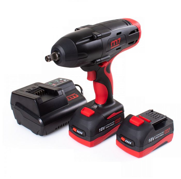 Гайковерт аккумуляторный ударный MIGHTY SEVEN DW-18502, 1/2", 1220 Нм