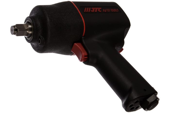 Пневмогайковерт ударный JTC 5335, 1/2", усиленный, легковой, 1100 Нм