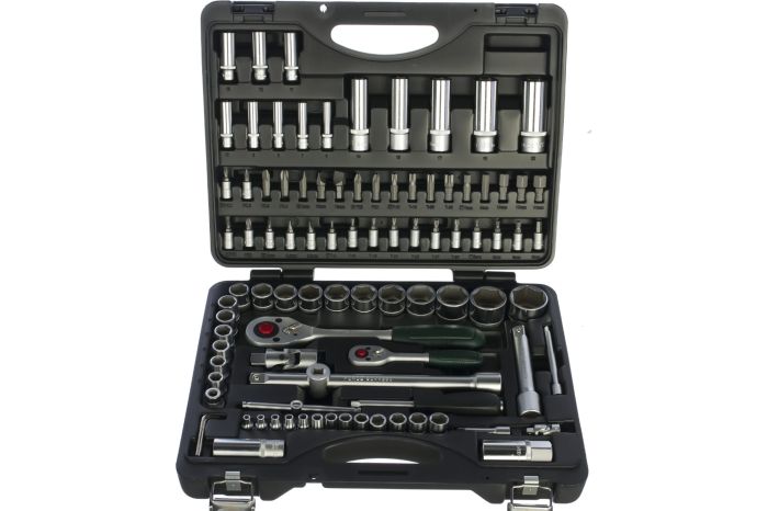 Набор инструментов в кейсе Force 4941R-5, 94 предмета, с трещоткой, 1/4"