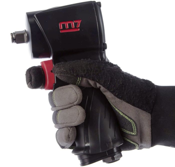 Пневмогайковерт ударный Mighty Seven NC-4650, 1/2", легковой, мини, 949 Нм