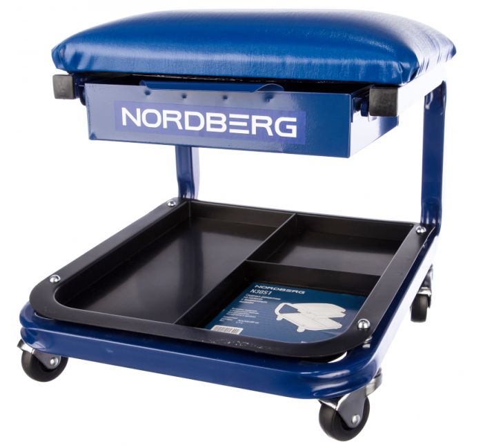 Сиденье ремонтное NORDBERG N30S1, на колёсах, с ящиком
